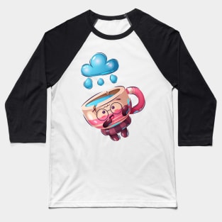 Funny Cup Water raining Baseball T-Shirt